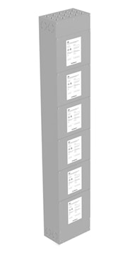 RVE DCC-9-BOX3 Système de gestion d'énergie des VÉ Boîte de répartition 120/240-208V, Max 125A, compatible avec tous les DCC-9-PCB