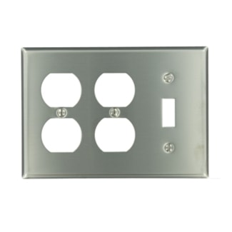LEVITON 84047-40 3G INTERR DUPLEX PLATE 