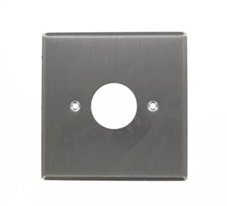 LEVITON 84092-40 PLATE 2G RECEIPT SS 