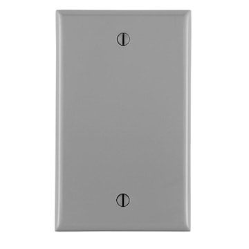 LEVITON 80714-GY PLAQUE 1G OBTURATEUR MONTE EN BOITE THERMO GRIS
