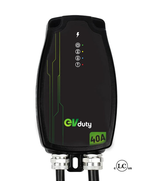 Borne de recharge fixe EVduty-50 (40A) pour véhicule électrique, sans prise