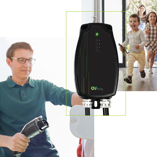 Borne de recharge fixe EVduty-50 (40A) pour véhicule électrique, sans prise - Image 2